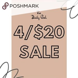 ***All items priced $9 & under are 4/$20!***